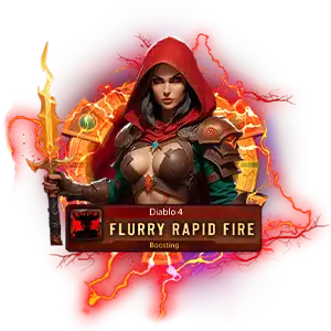 Diablo IV Rapid Fire Flurry Leveling Service