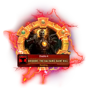 Grigoire, the Galvanic Saint Boss Defeat Diablo 4